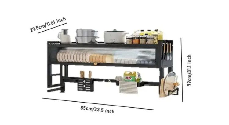 Escurridor De Loza de 85 cm con Tapa